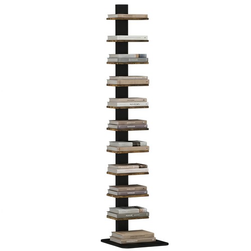Homcom libreria verticale - libreria, a