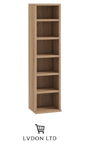 Scaffale porta dvd rovere - porta,
